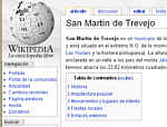 Página de San Martín de Trevejo en la Wikipedia.