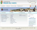 Web del Ayuntamiento de Perales del Puerto, en Sierra de Gata, Extremadura